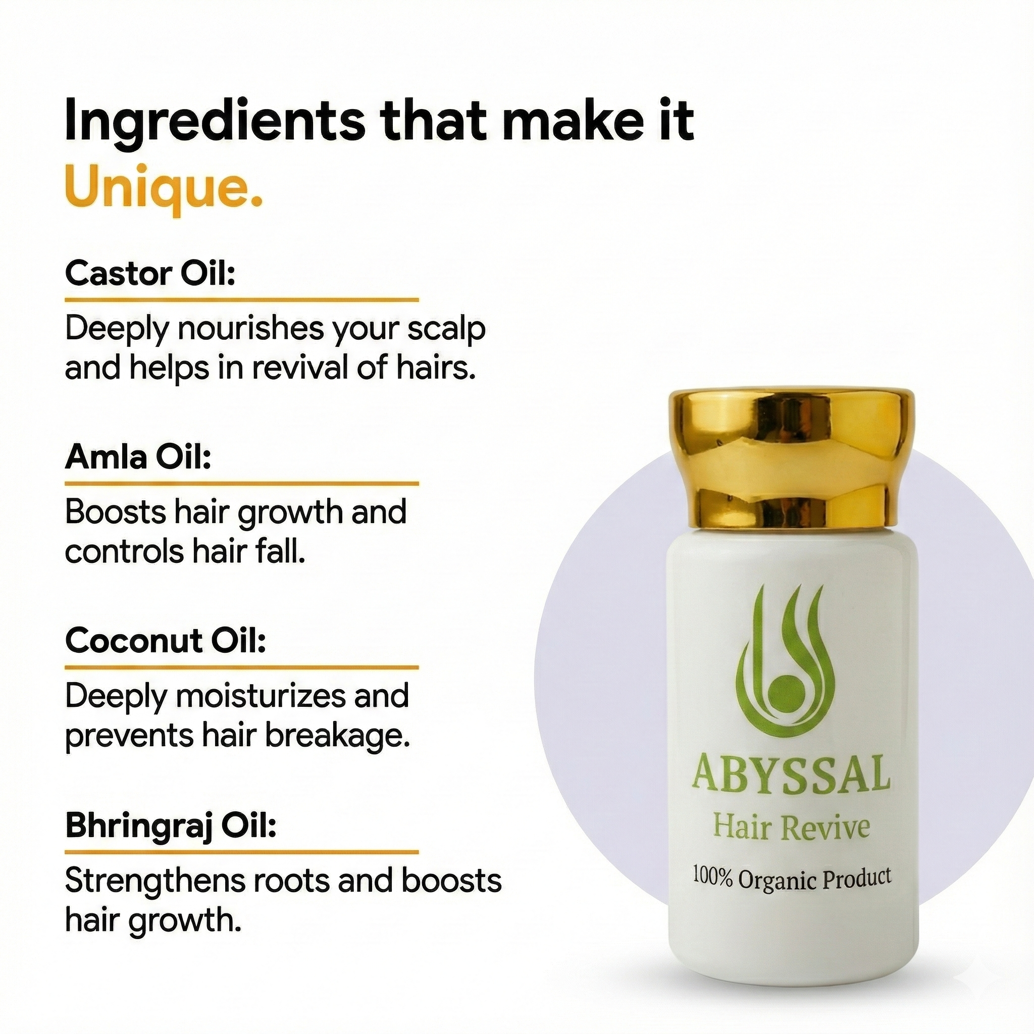 Abyssal Hair Revival & Growth Oil